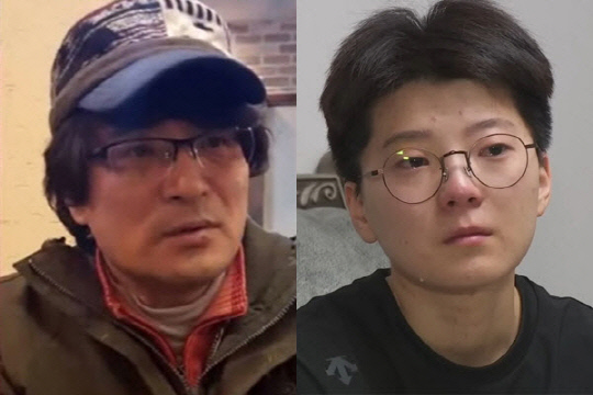사기 혐의로 공개 수배 중이다가 절도로 붙잡힌 전청조 아버지 전창수(왼쪽)와 딸 전청조. [JTBC 화면 캡처]